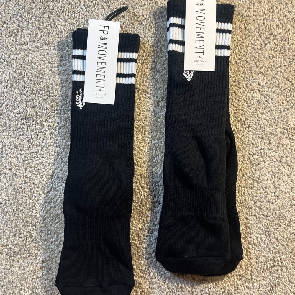 FP Movement by Free People Black and White Socks